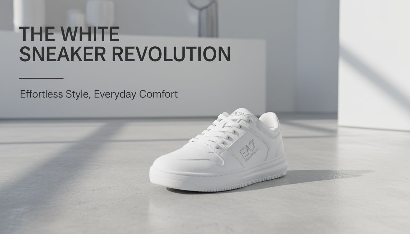 EA7 Men's White Fall/Winter Sneakers: Fit, Grip & Care